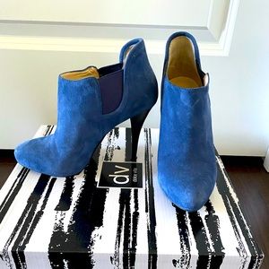 Blue booties by Guess, size 6.5